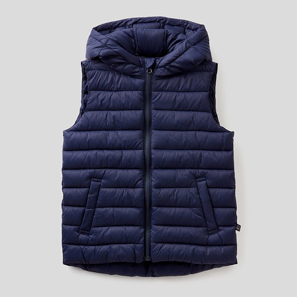 Sleeveless Jacket With Hood from Benetton