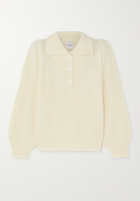 Crater Ribbed Wool & Cashmere-Blend Sweater from Madeleine Thompson
