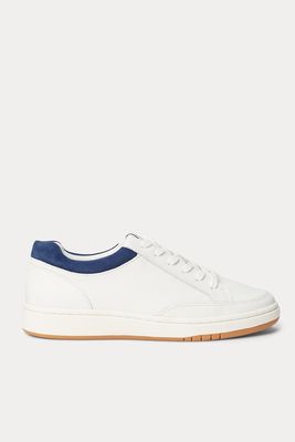 Hailey Leather & Suede Trainer from Ralph Lauren