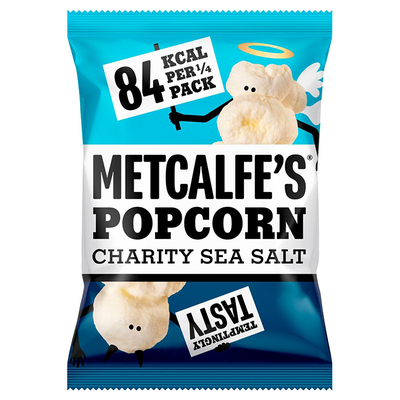 Sea Salt Popcorn Sharing Bag from Metcalfe's 