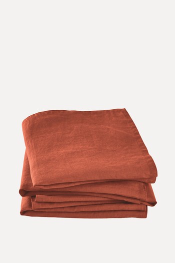 Set of 4 Victorine Best Quality Linen Napkins from La Redoute Interieurs