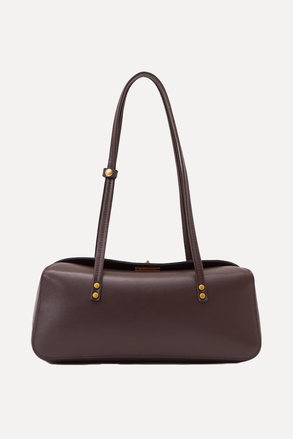 Leather Bowling Shoulder Bag from Reiss