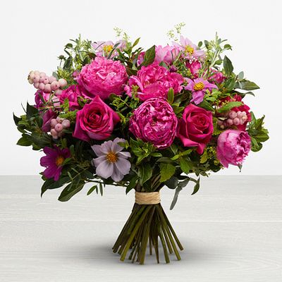 Seasonal Hot Pink Scented Bouquet from The Real Flower Company