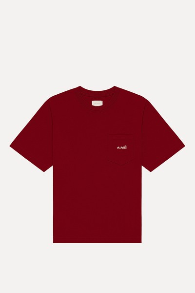 Embroidered Aimé Pocket Tee from Aimé Leon Dore