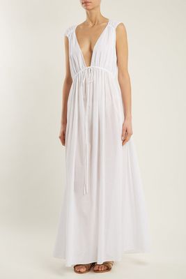 Sirena V-Neck Cotton Dress from Loup Charmant
