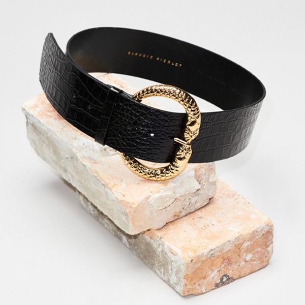 Leather Belt With Snake Buckle from Claudie Pierlot