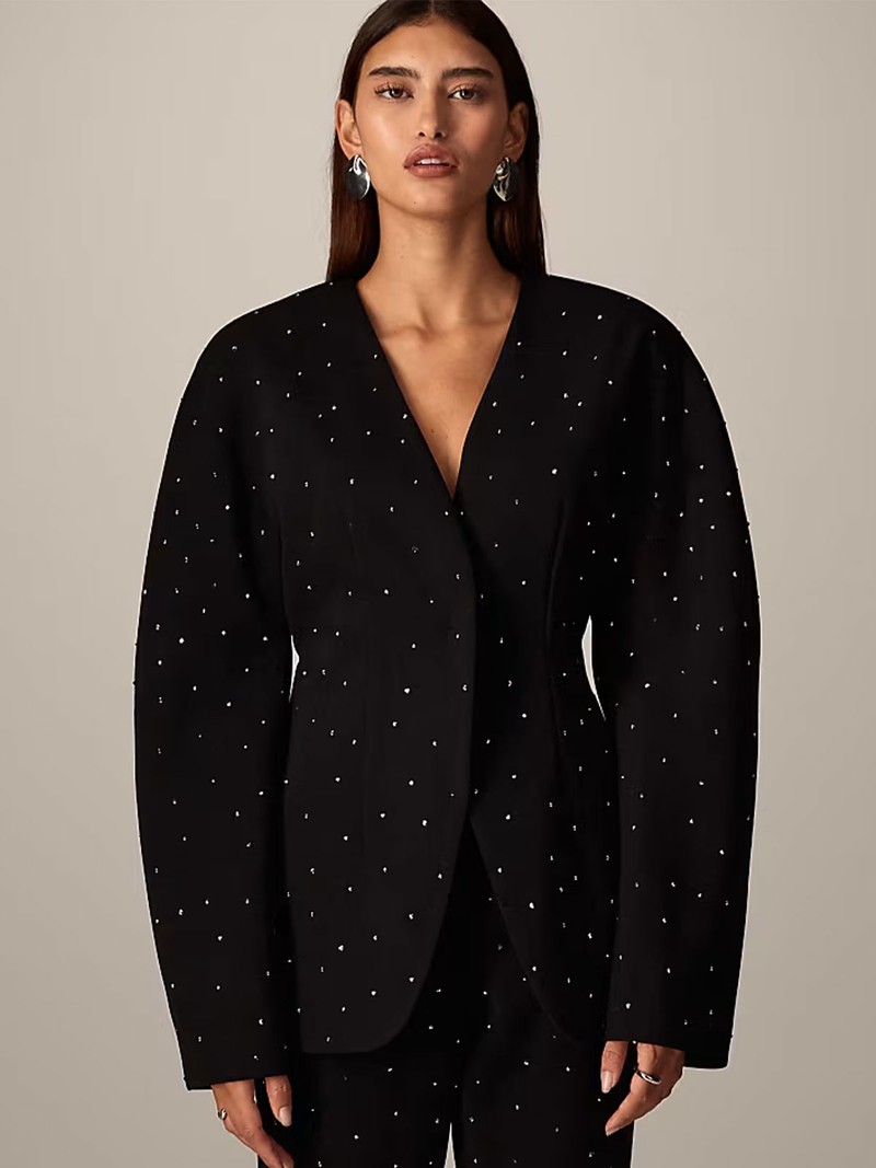 Hot Fix Tailored Ovoid Sleeve Blazer & Trousers Co-Ord from ARRANGE