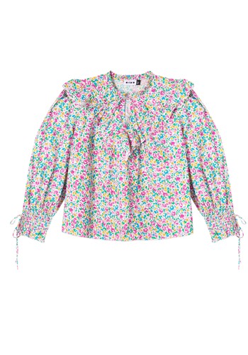 Danica Summer Ditsy Frilled Blouse from Rixo