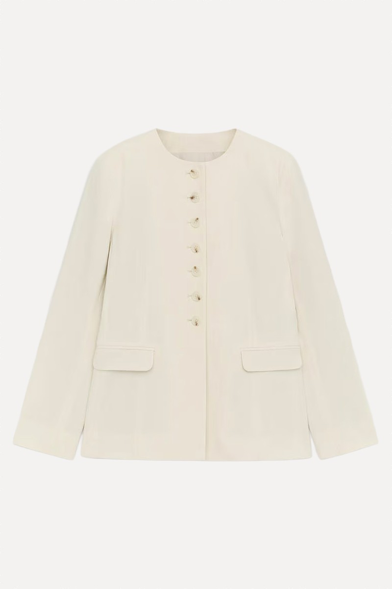 Linen-Blend Blazer from  ARKET