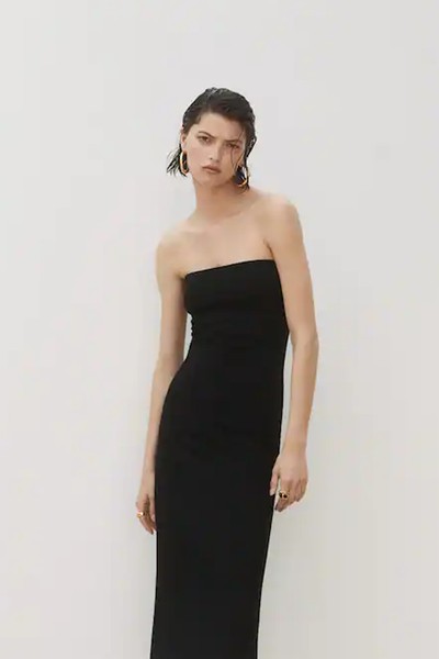 Strapless Dress  from Mango