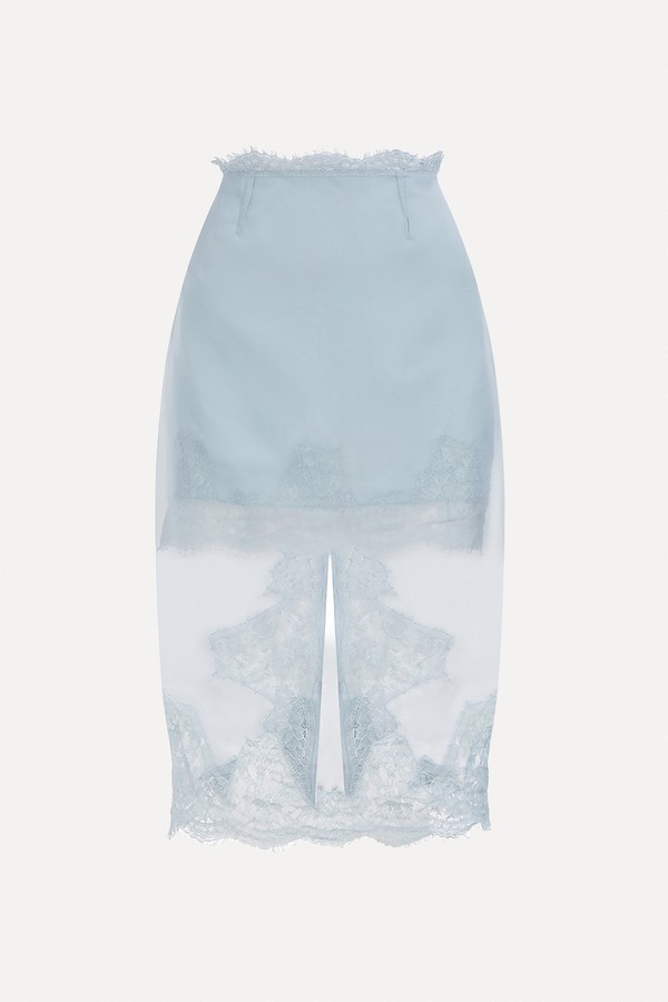 Ophelia Silk Lace Midi Skirt from Aje