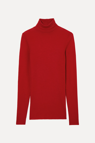 Merino Wool Turtleneck Top from COS