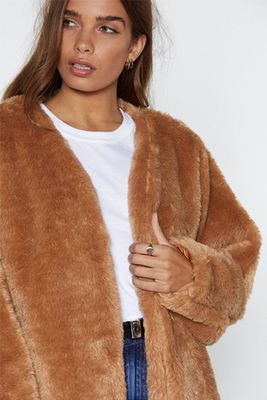 Teddy Girl Faux Fur Coat