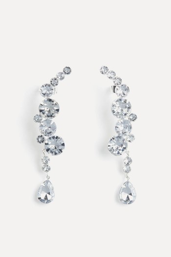 Rhinestone Earrings  from H&M 