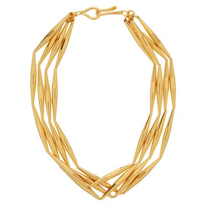 Lumia Helia 24kt Gold-Plated Choker Necklace from Tohum