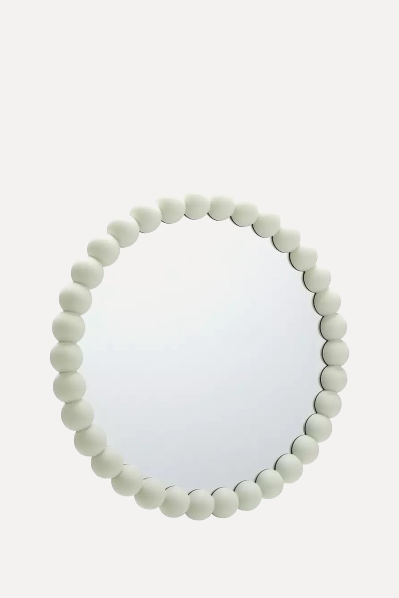 Beaded Round Wall Mirror from Habitat