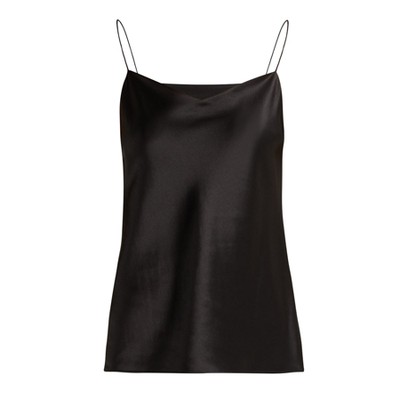 Black Silk Satin Sten Camisole from Joseph