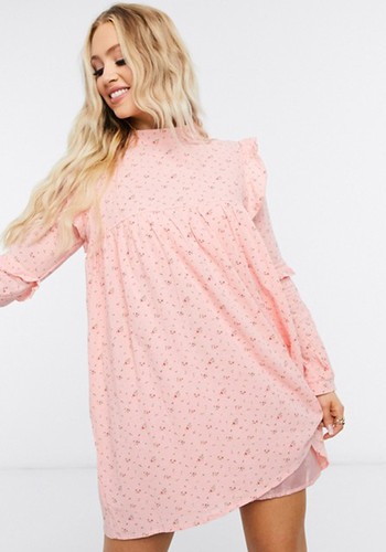 Long Sleeve Smock Dress from Daisy Street