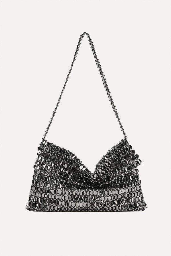 Appliqué Shoulder Bag from Zara