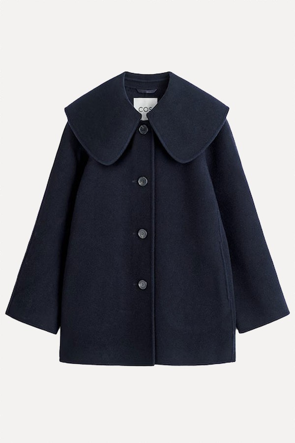 Collared Double-Faced Wool Jacket