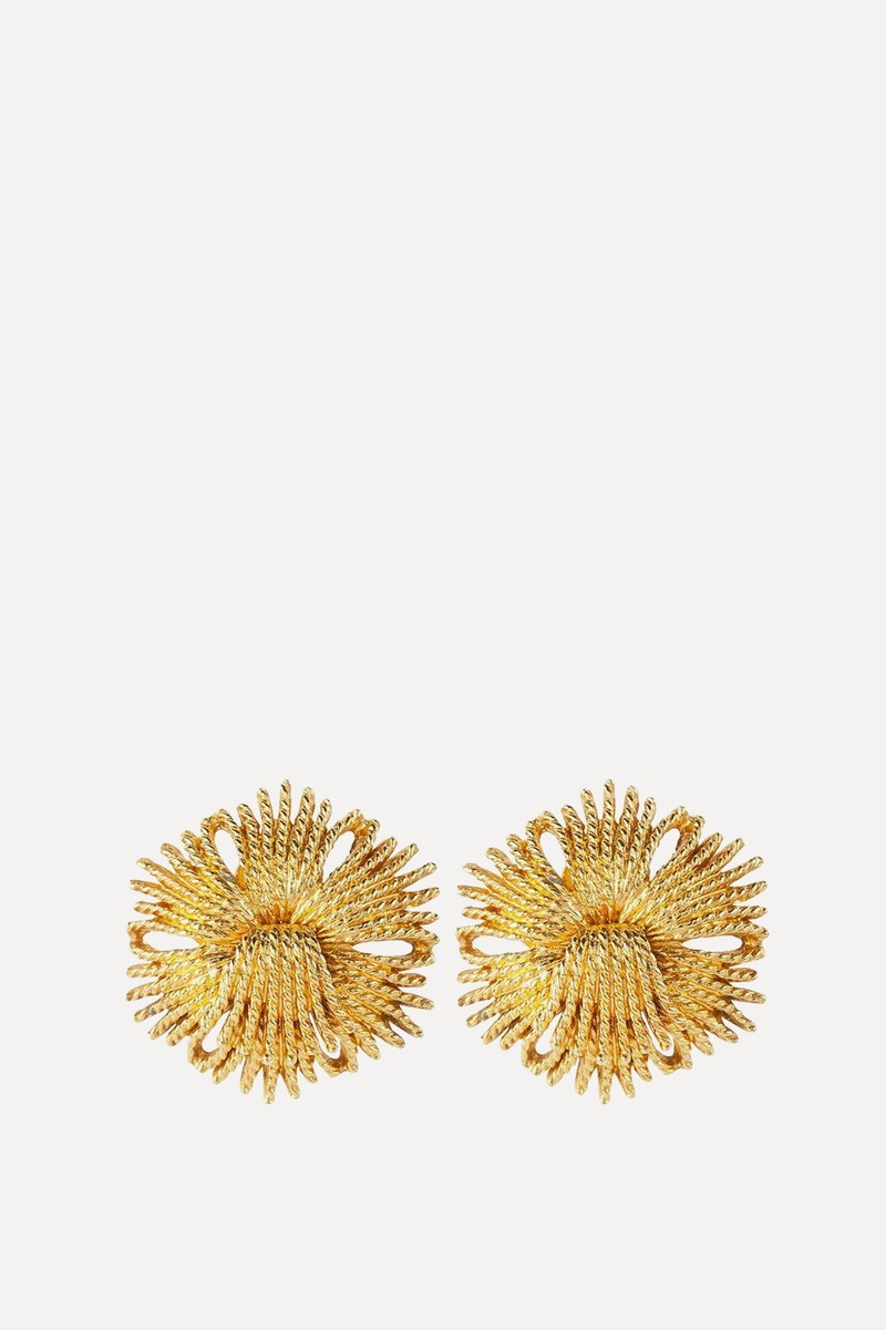 1960s Vintage Cordelia Clip-On Earrings  from Monet