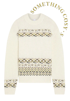 Brooke Merino Wool-Blend Jacquard Sweater from Iris & Ink