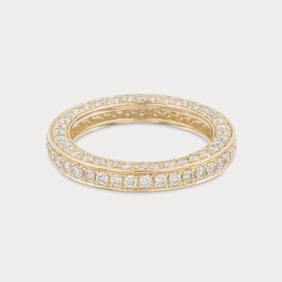 Triple Diamond Eternity Ring