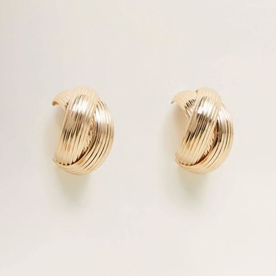 Metallic Hoop Earrings