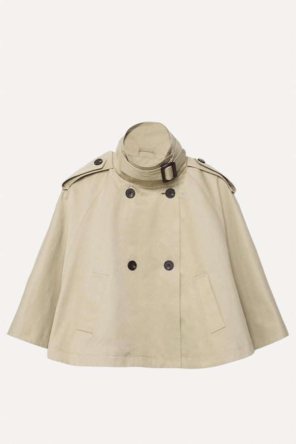 Cape Trench Coat