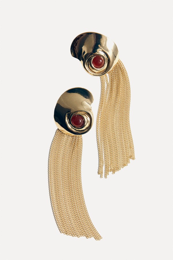 Embossed Spiral Earrings