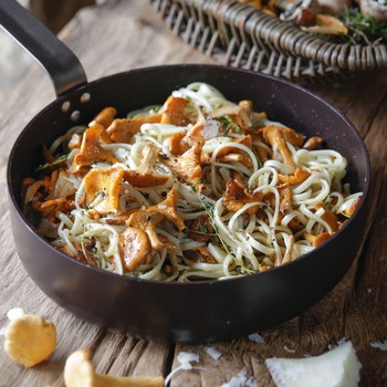 Mushroom Linguine With Brown Butter & Thyme