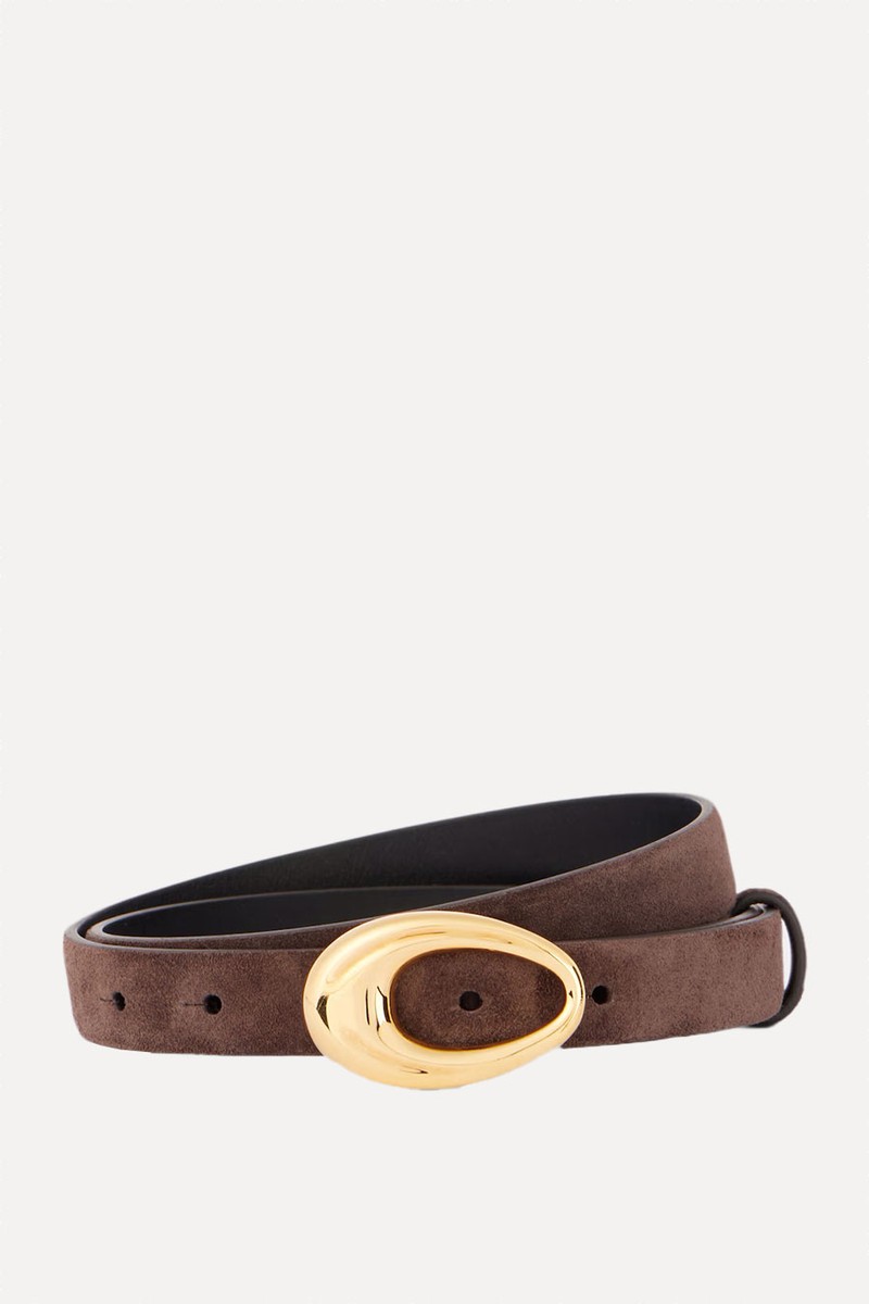 Olivia Suede Belt from Khaite