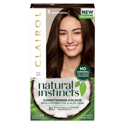 Natural Instincts Semi Permanent Hair Dye in 5 Medium Brown