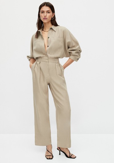 Linen Jumpsuit from Massimo Dutti