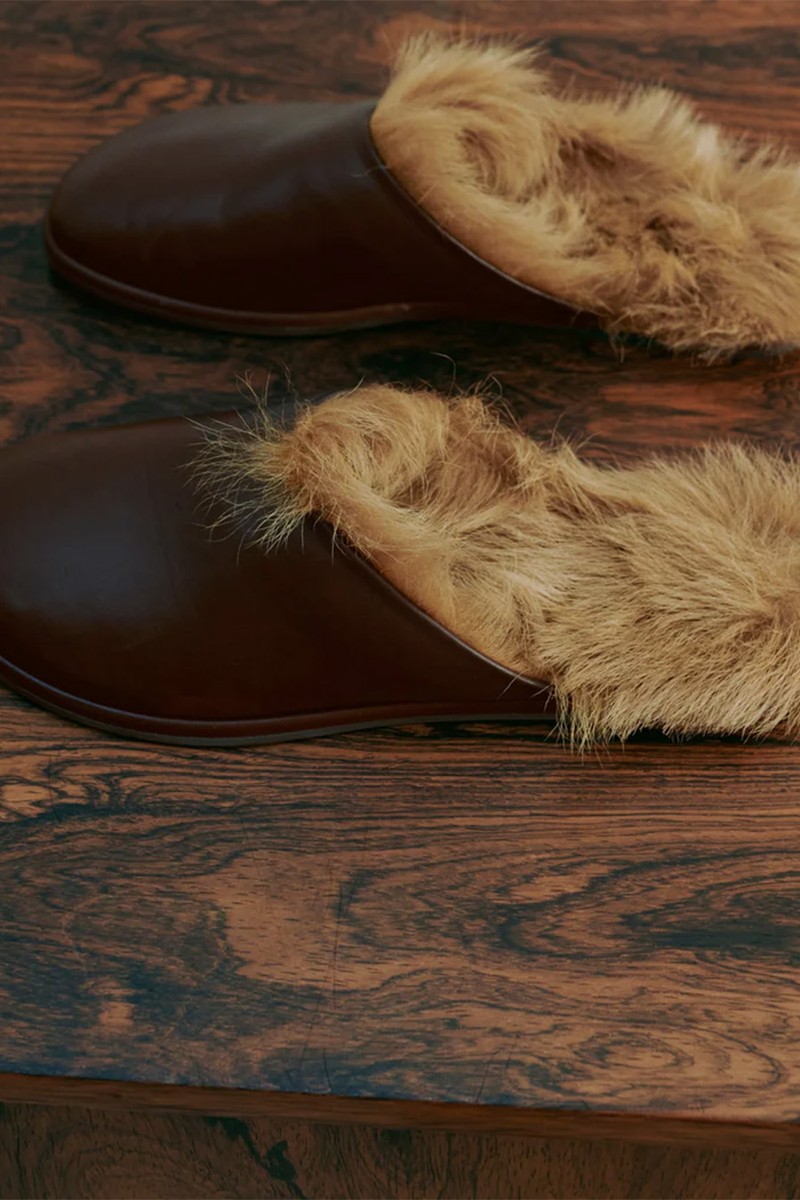 Atik Shearling Mules from Neous