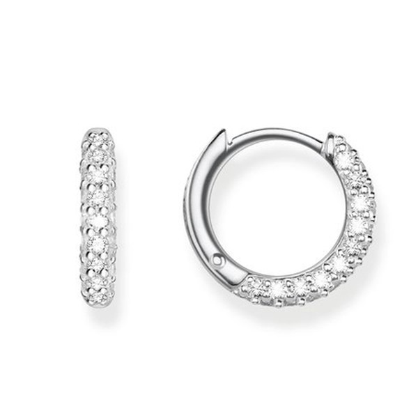Hoop Earrings 'Pave'