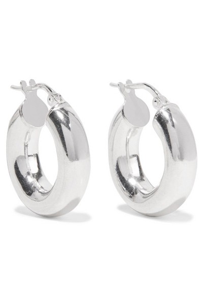 Silver Hoop Earrings from Sophie Buhai