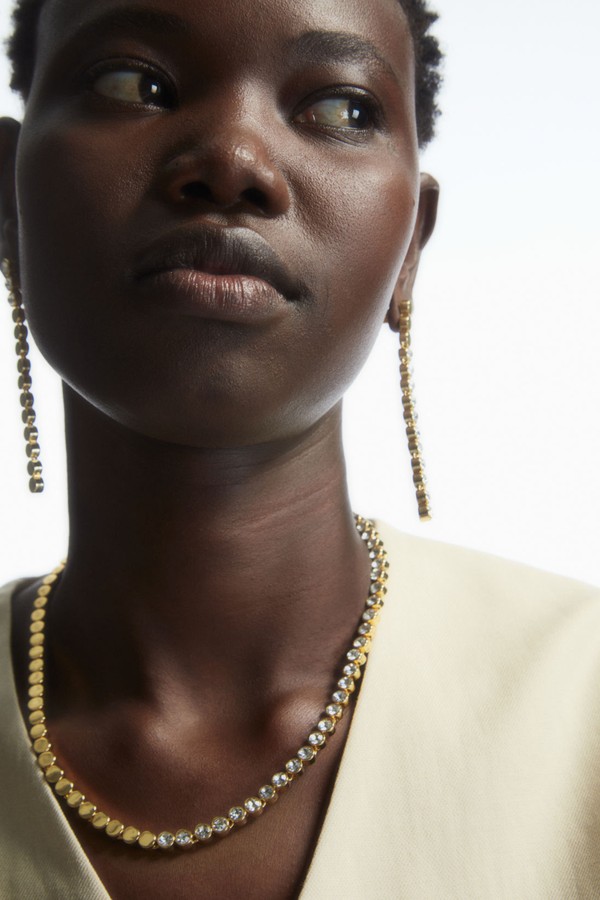 Short Crystal Necklace from COS