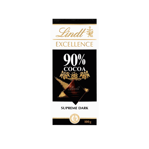 Dark 90% Chocolate Bar from Lindt 