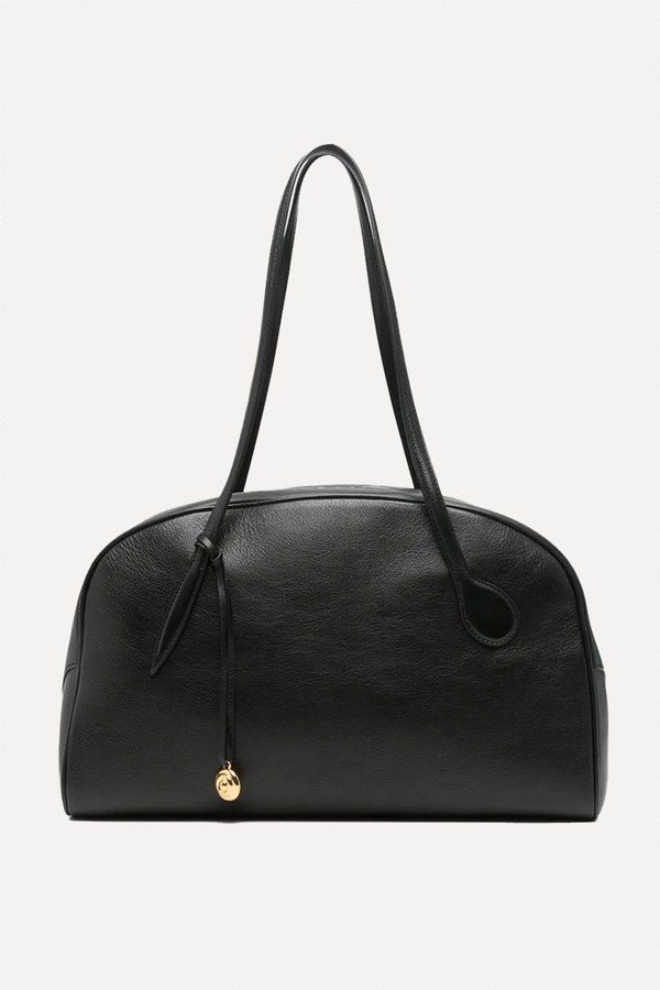 Bowling Embellished Leather Shoulder Bag from Liffner