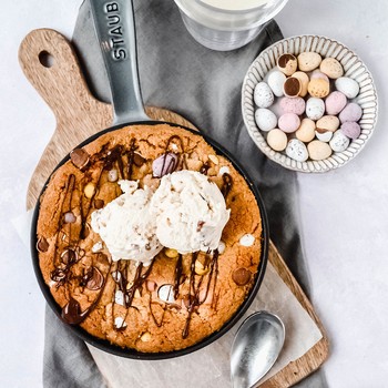 Mini Egg Skillet Cookie