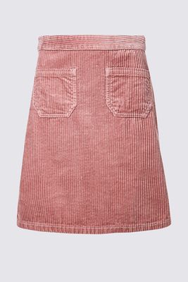 Corduroy A-Line Mini Skirt from Marks & Spencer