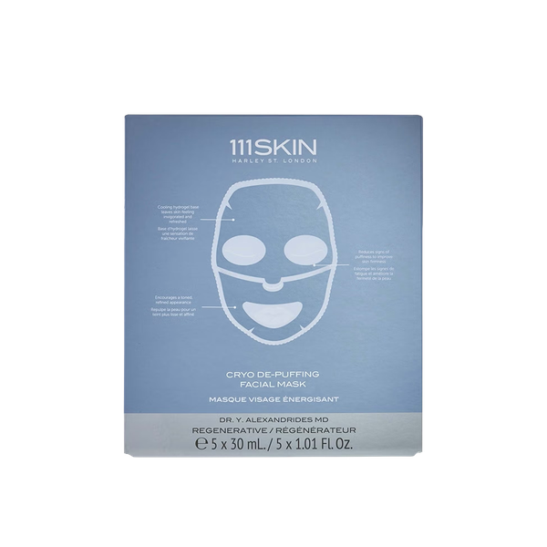 Set Of 5 Cryo De-Puffing Facial Masks from 111SKIN