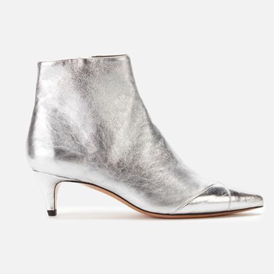 Durfee Metallic Low Heel Ankle Boots from Isabel Marant