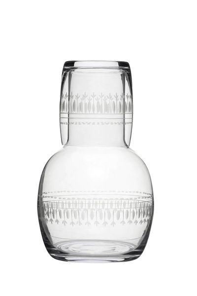 Ovals Crystal Carafe & Glass from The Vintage List