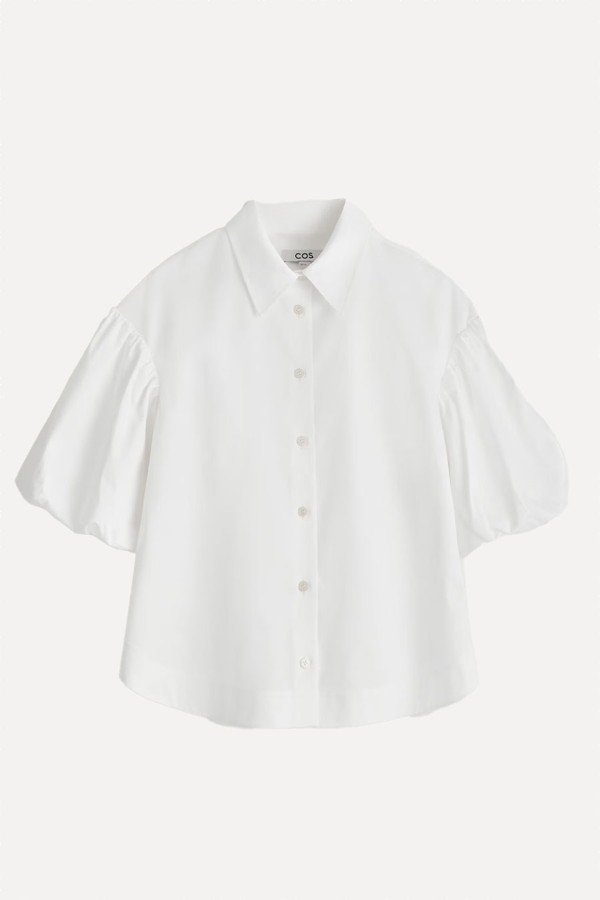 Puff-Sleeve Cotton Shirt from COS