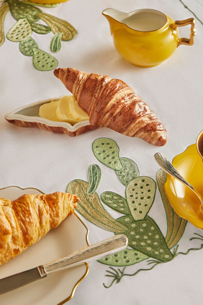 Hand-painted Croissant Dish from Augarten