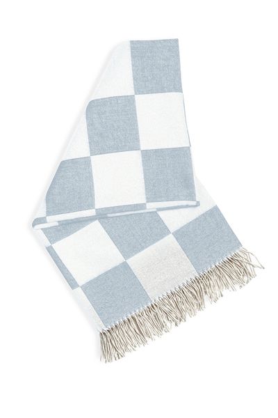 Checkerboard Baby Alpaca Throw from Jonathan Adler