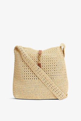 Raffia Shoulder Bag from Saint Laurent