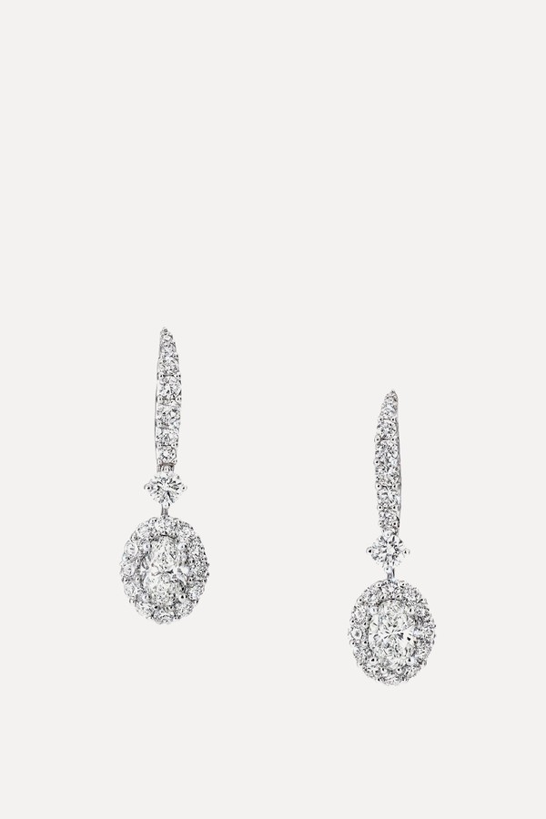 Icon Oval Shape Diamond Earrings